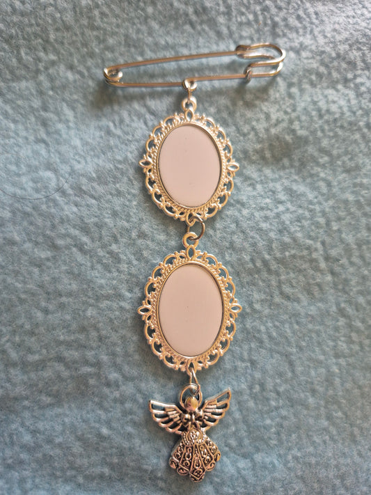 Angel Pin - 2 Charms (Sublimation)
