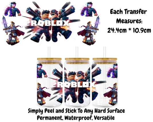 Roblox - 16oz UVDTF Transfer
