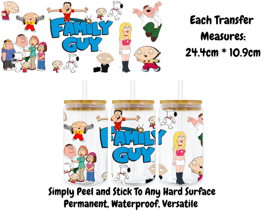 Family Guy - 16oz UVDTF Transfer