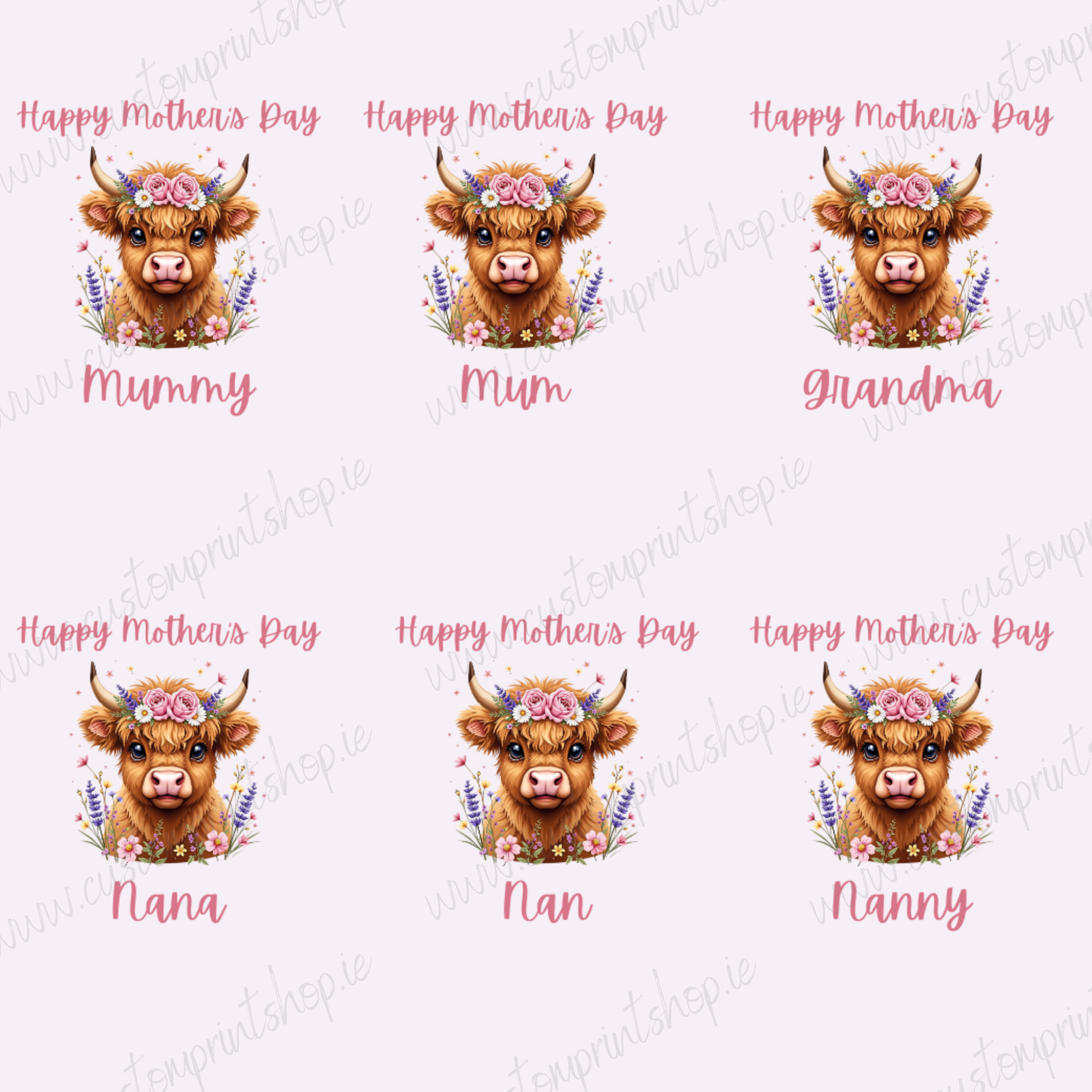 DIGITAL FILE - Bundle of 50 Mothers Day PNG's