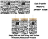 Swear Words - 16oz UVDTF Transfer