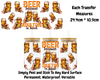 Beer Because Adulting Is Hard - 16oz UV DTF Transfer