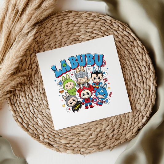 Super Hero UV DTF Transfer