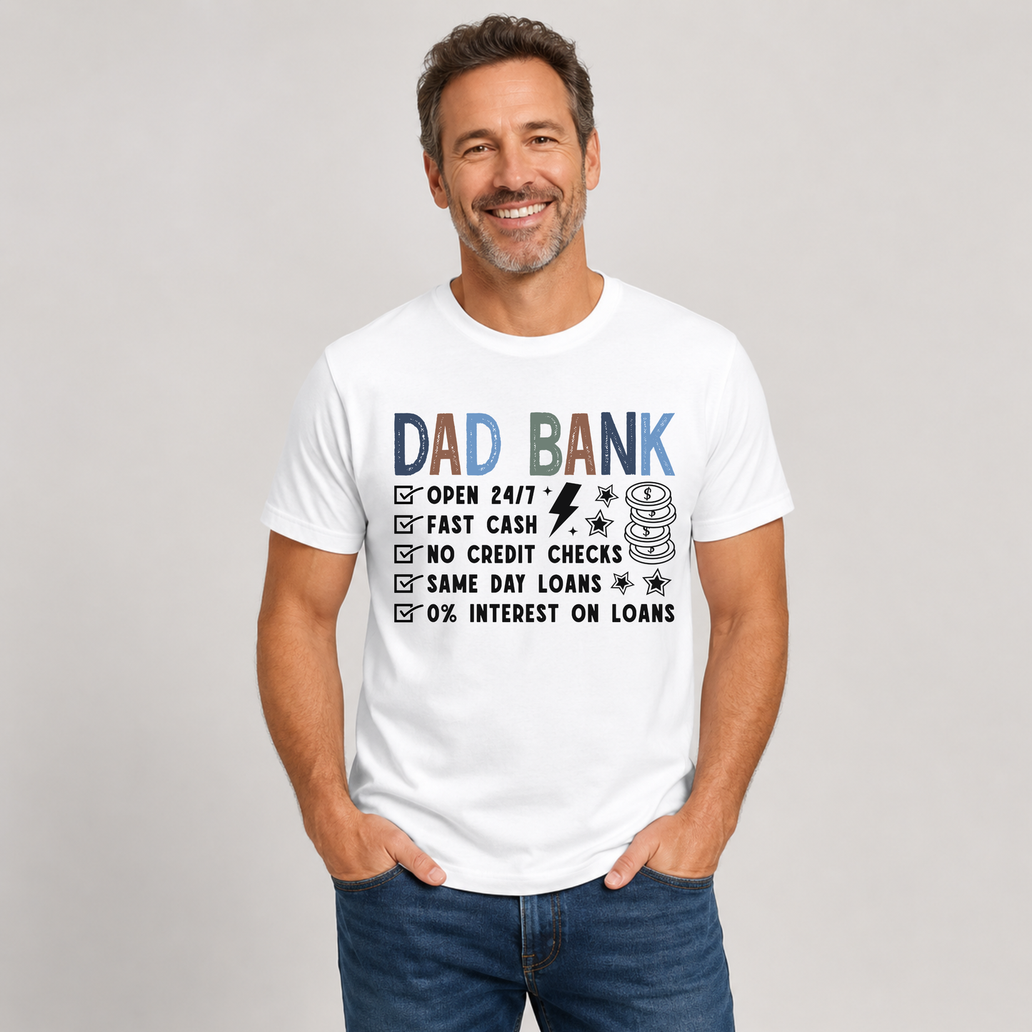 Dad Bank DTF Transfer