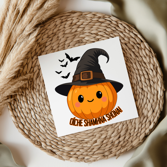 Óiche Shamhna Shona Pumpkin UVDTF Transfer