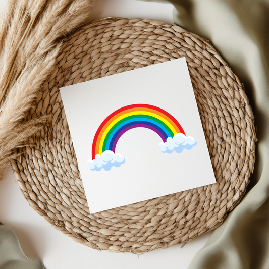 Rainbow UVDTF Transfer