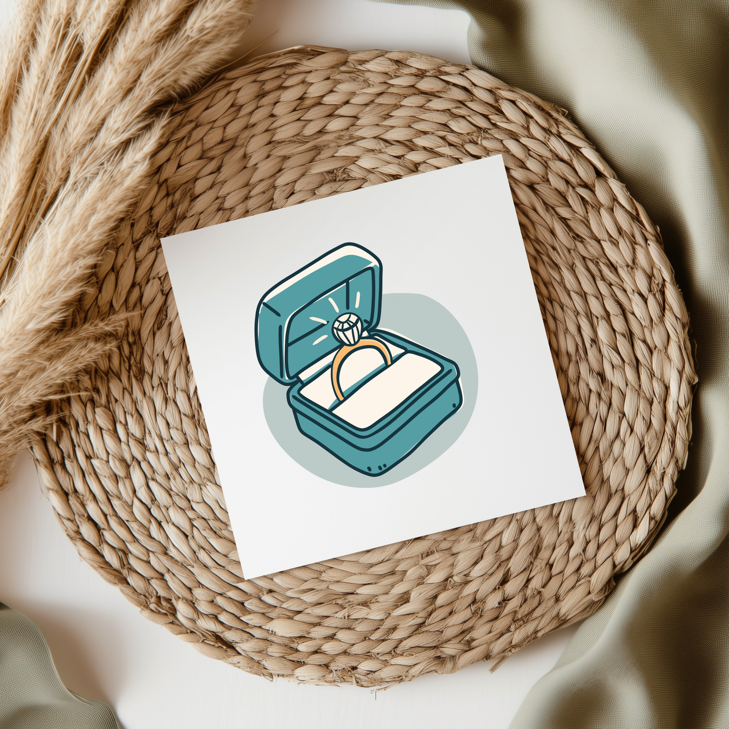 Ring In Box UVDTF Transfer