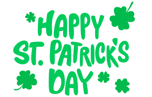 Happy St. Patrick's Day-6cm UVDTF decal