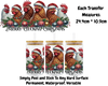 Merry Clucking Christmas - 16oz UV DTF Transfer