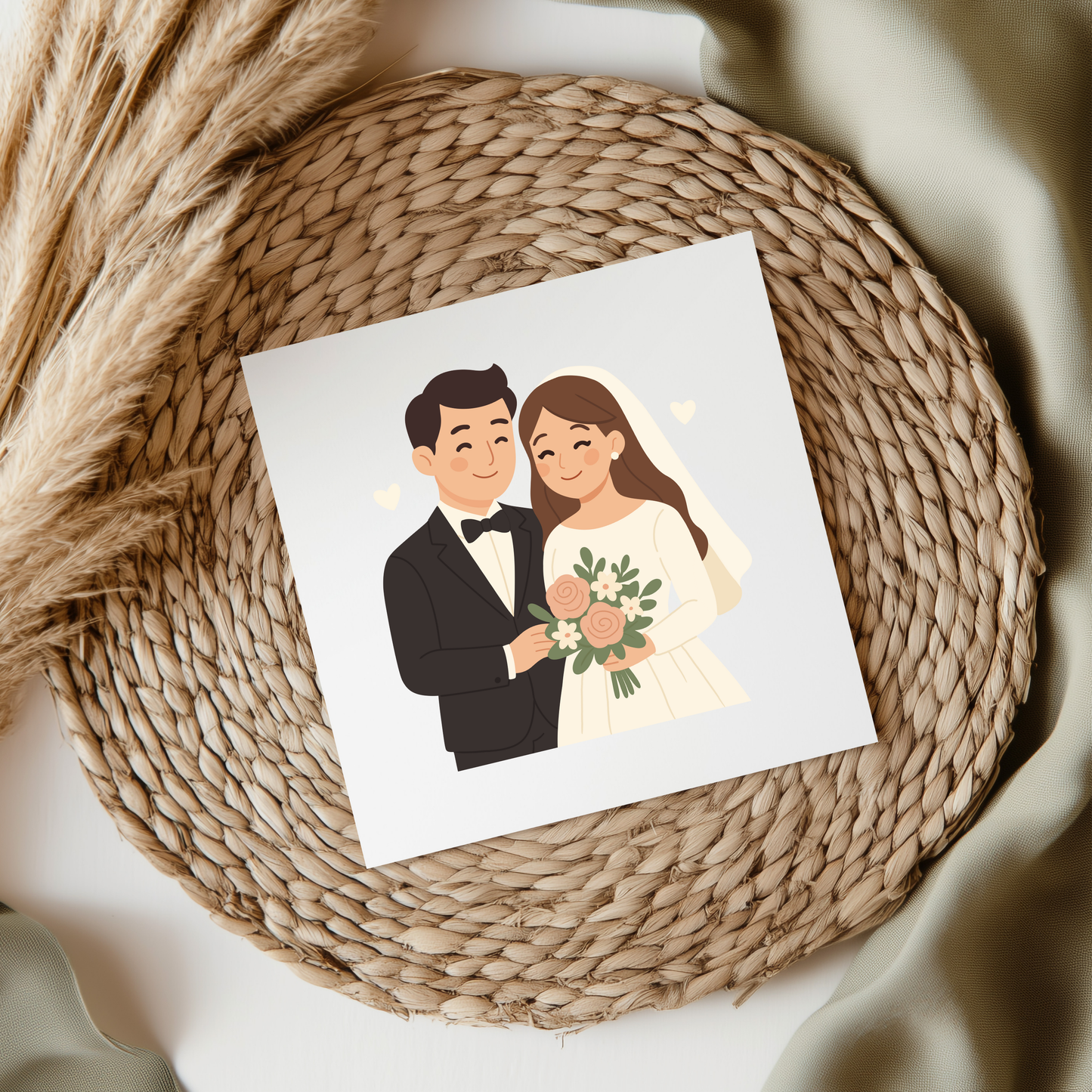 Wedding Couple UVDTF Transfer