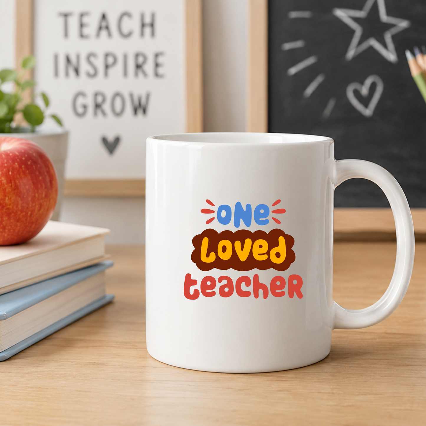 One Loved Teacher UVDTF Transfer