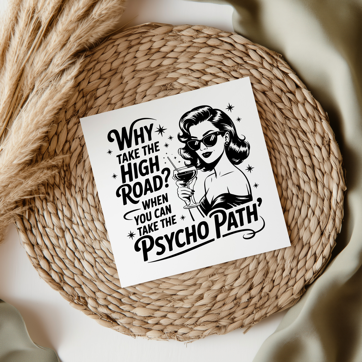 Psycho Path UVDTF Transfer