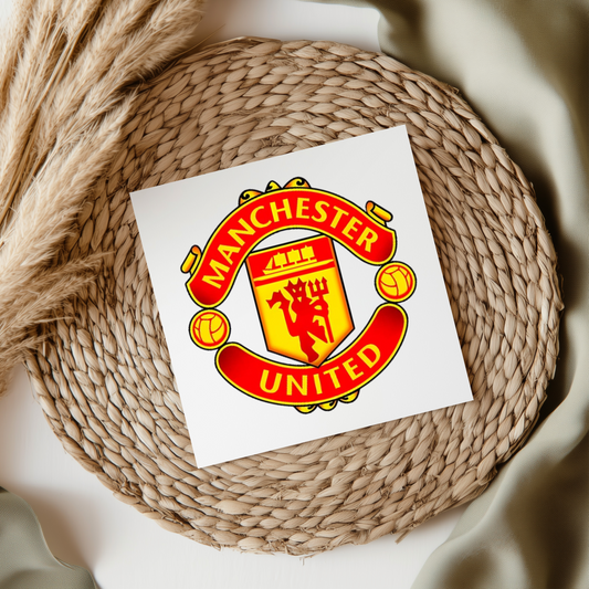 Man United UV DTF Transfer