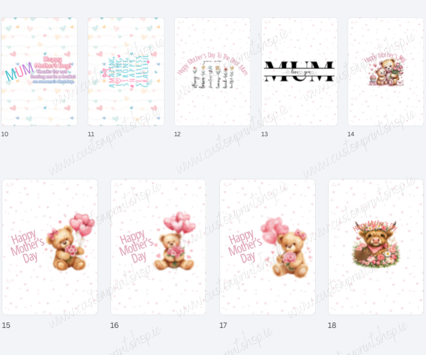 DIGITAL FILE - Mothers Day Chocolate Bar Wrappers x18
