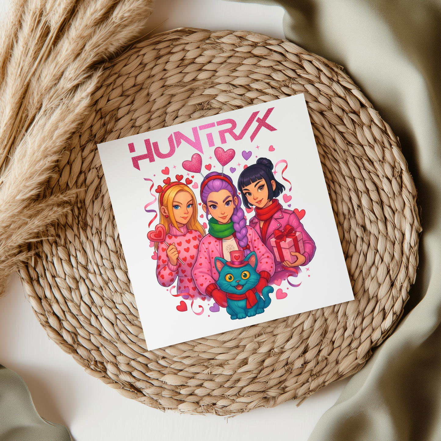 Valentine Huntrix UV DTF Decal
