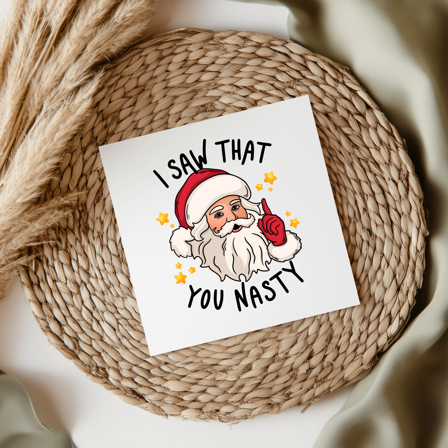 I Saw That You Nasty UVDTF Transfer