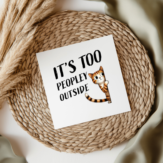 It's Too Peopley Outside UVDTF Transfer