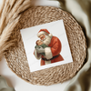 DIGITAL FILE - Santa Hugging Baby