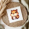 Hot Chocolate Capybara UVDTF Transfer