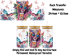 Butterfly Lady - 16oz UV DTF Transfer