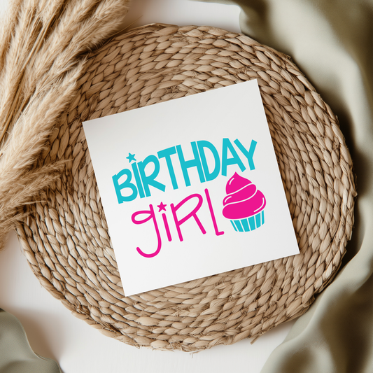 Birthday Girl UVDTF Transfer