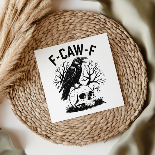 F-CAW-F (1 Bird) UV DTF Decal