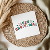Merry Christmas Text UVDTF Transfer