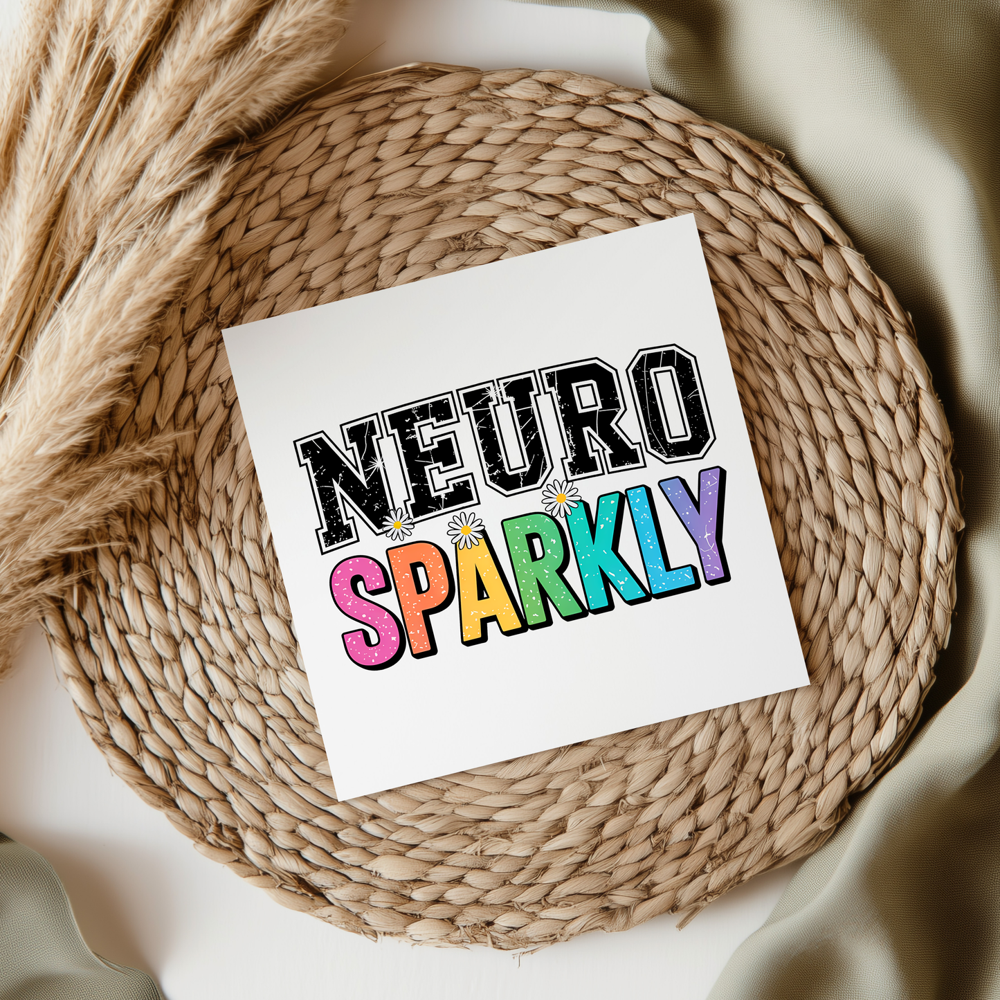 Neuro Sparkly UVDTF Transfer