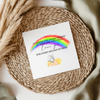Baby Loss Rainbow UVDTF decal YELLOW