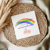 Baby Loss Rainbow UVDTF decal PINK
