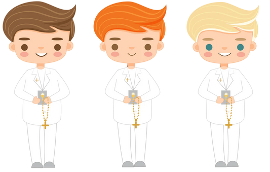 Communion Boy - 6cm UVDTF decal