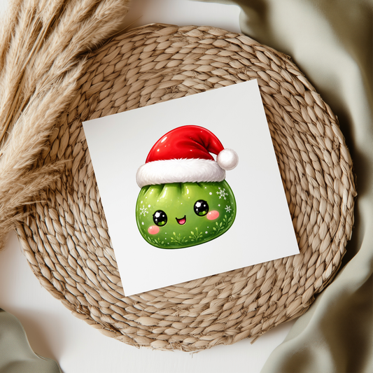 Green Christmas Squishy UVDTF Transfer