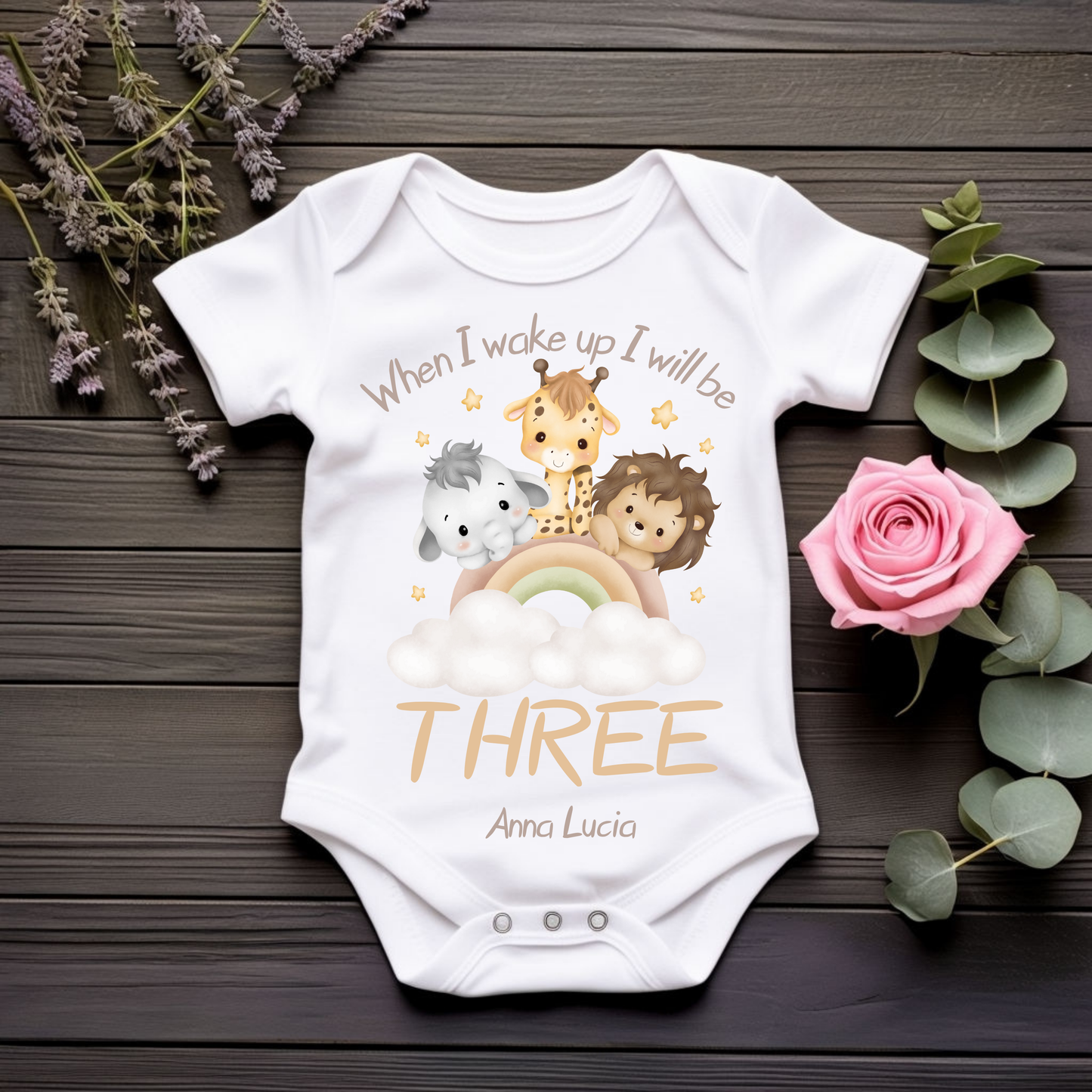 When I Wake Up - Personalised Birthday DTF Transfers