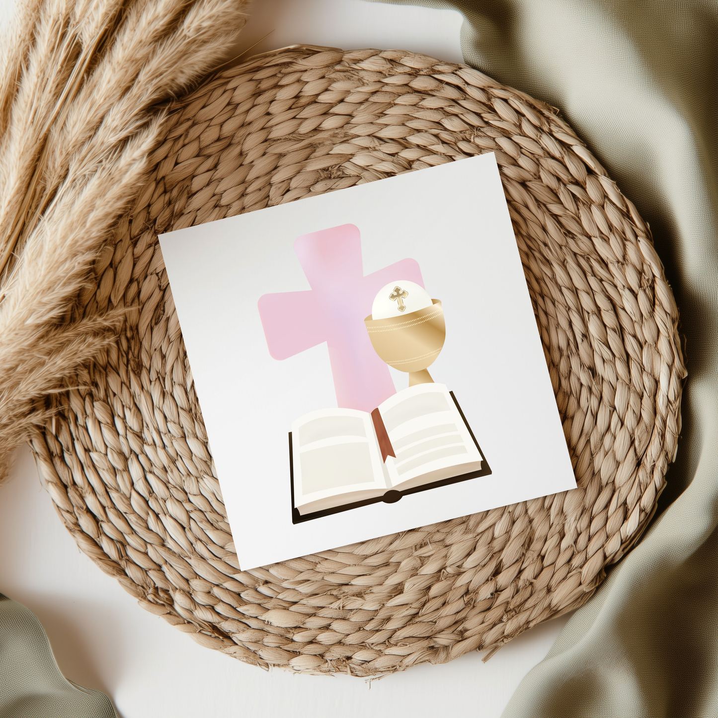 Communion Pink UV DTF Decal