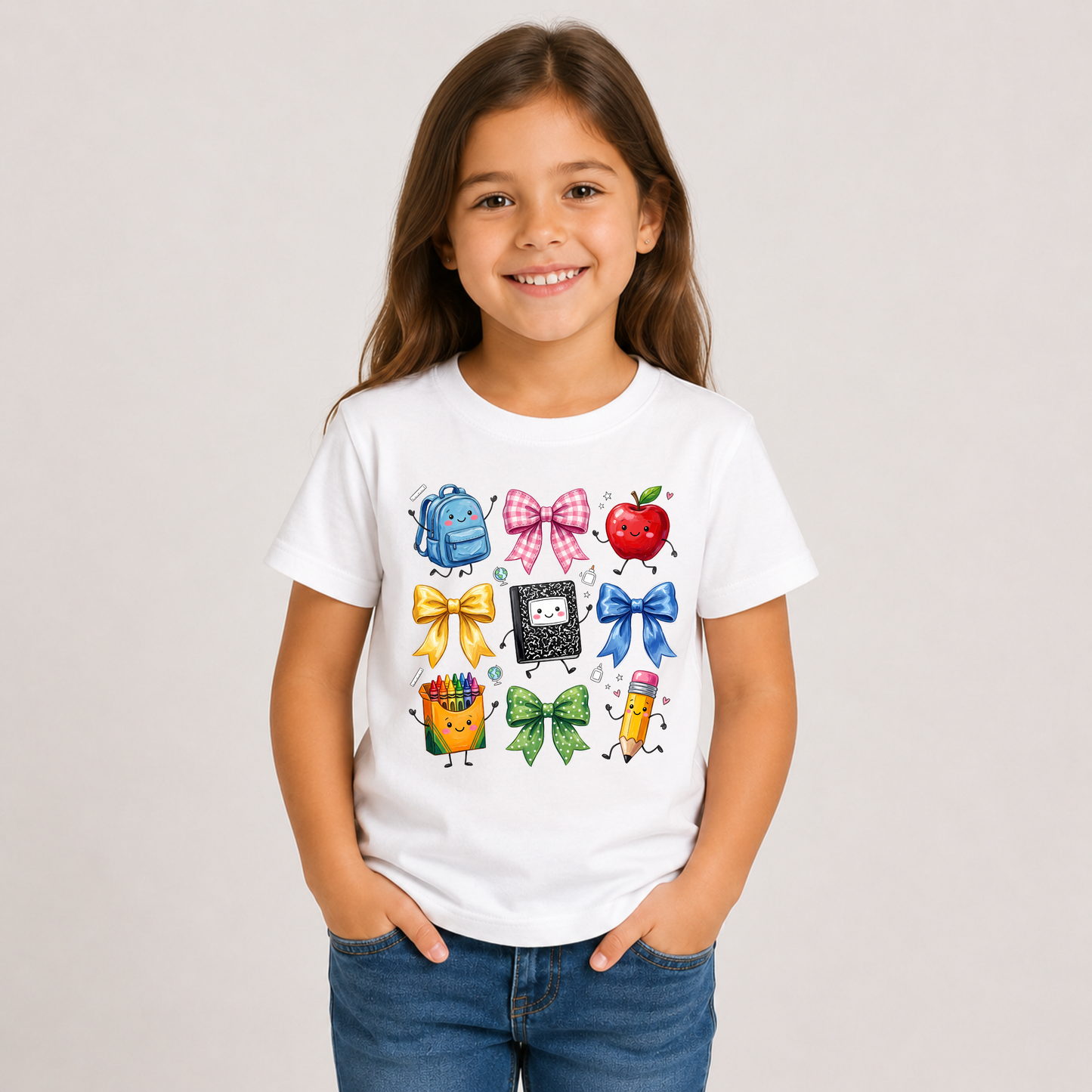 School Symbol Characters DTF Transfer