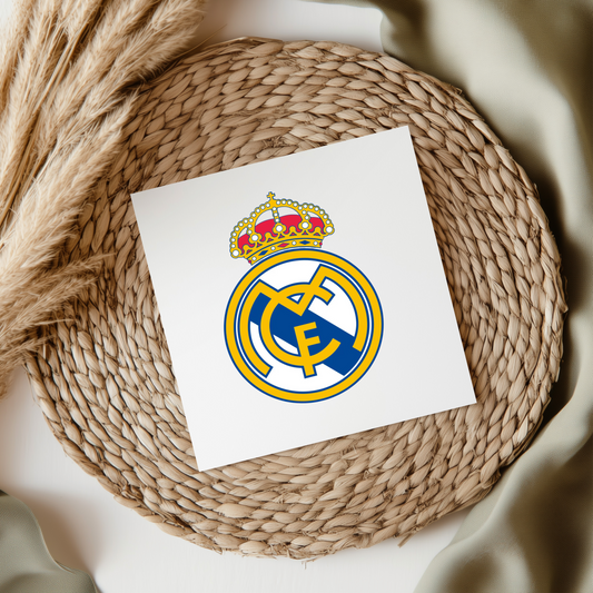 Real Madrid UV DTF Transfer