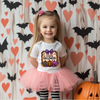 Happy Halloween Purple Bow DTF Transfer