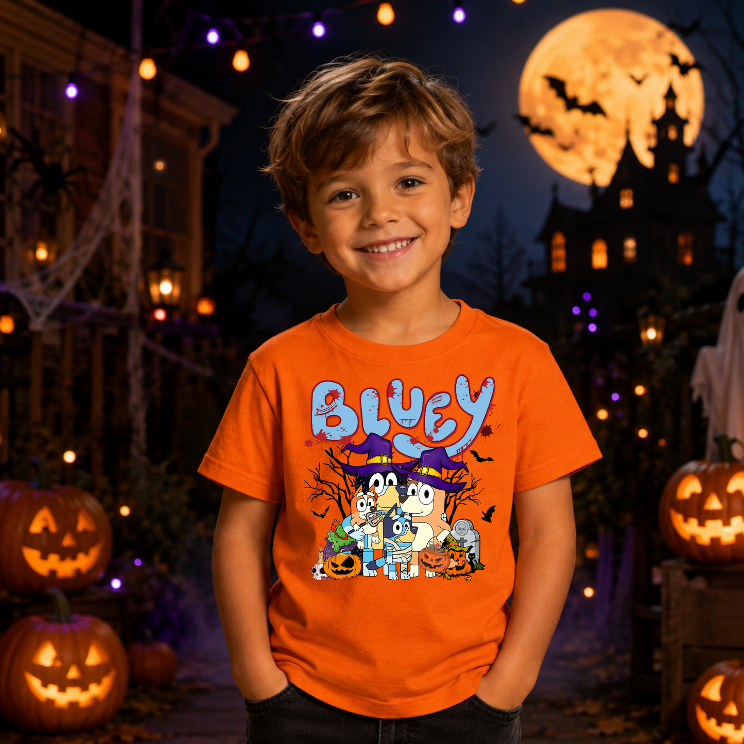 Bluey Halloween DTF Transfer