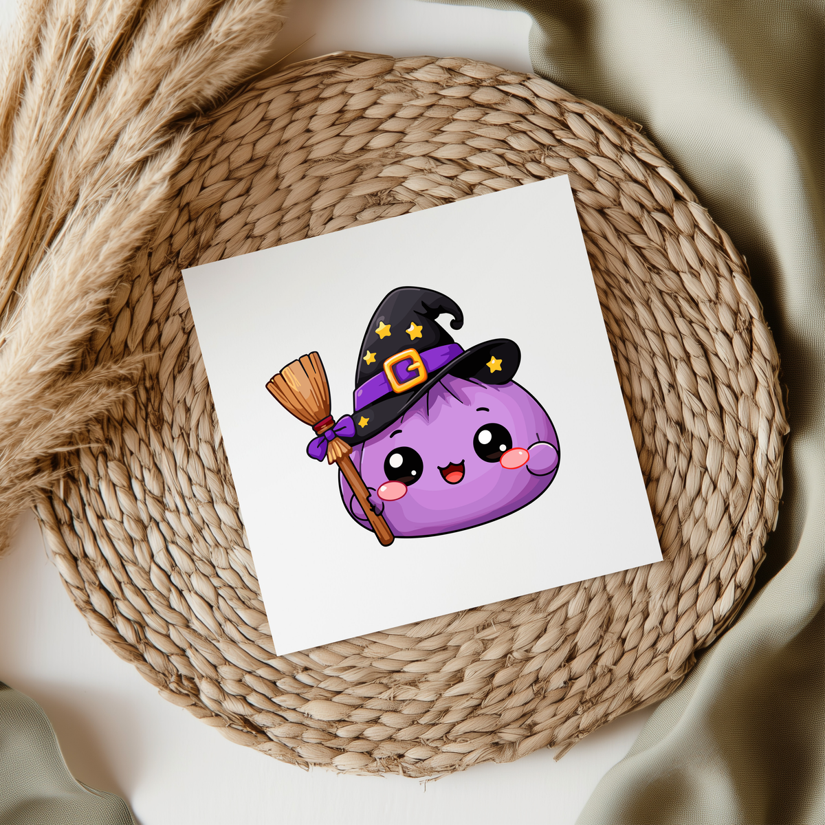 Witch Halloween Squishy UVDTF Transfer