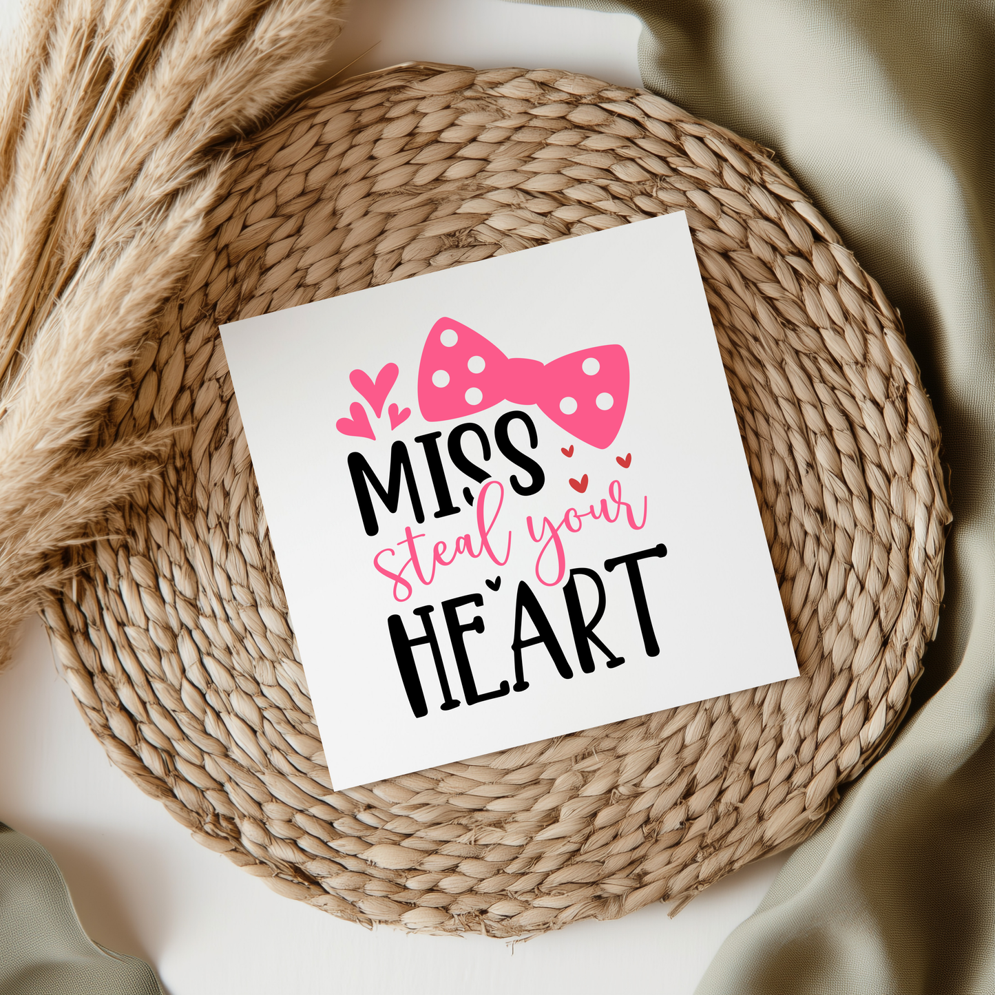 Miss Steal Your Heart UV DTF Decal