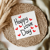 Happy Love Day UV DTF Decal