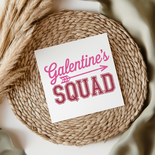 Galentine's Squad UV DTF Decal