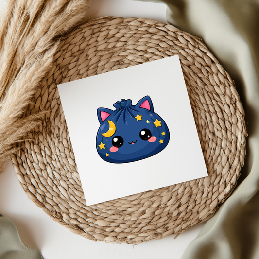 Blue Halloween Squishy UVDTF Transfer