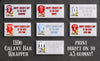 DIGITAL FILE - Fathers Day Football Style Chocolate Bar Wrappers