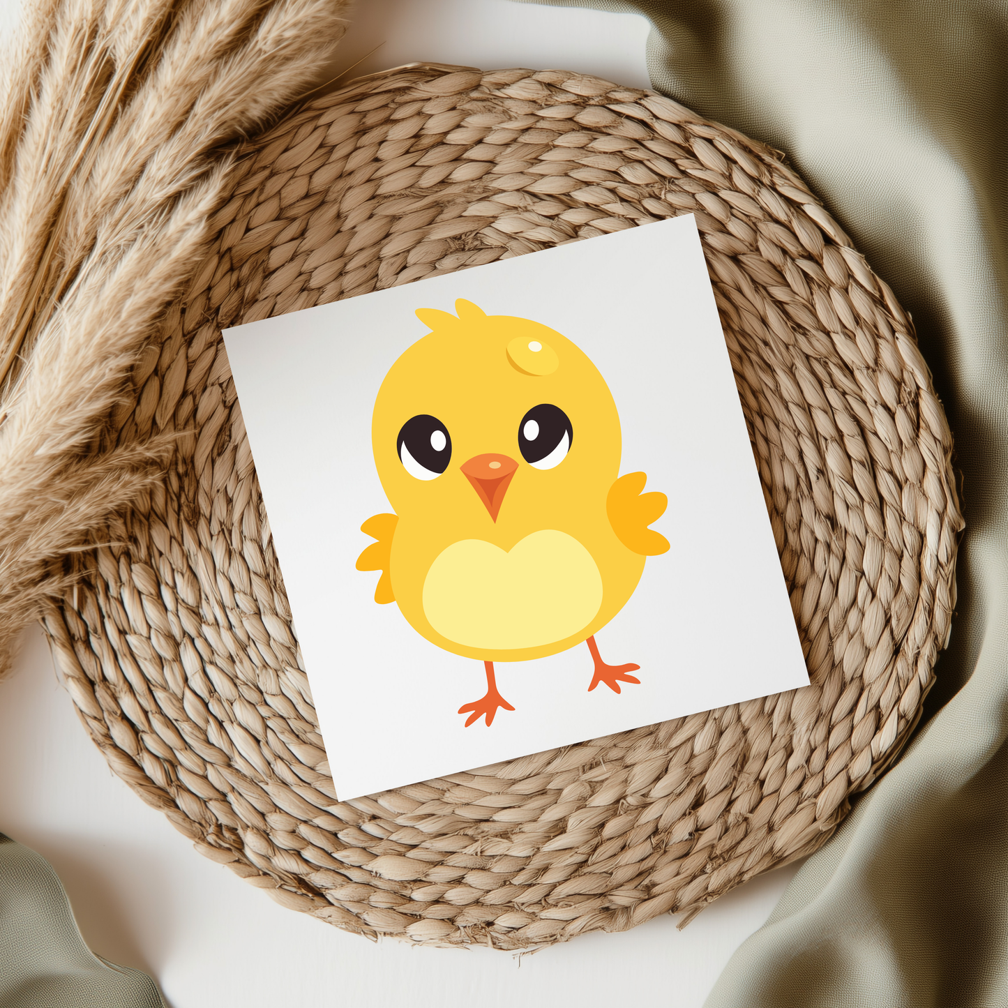 Easter Chick UVDTF Transfer