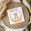 Happy Easter Yellow Bunny UVDTF Transfer