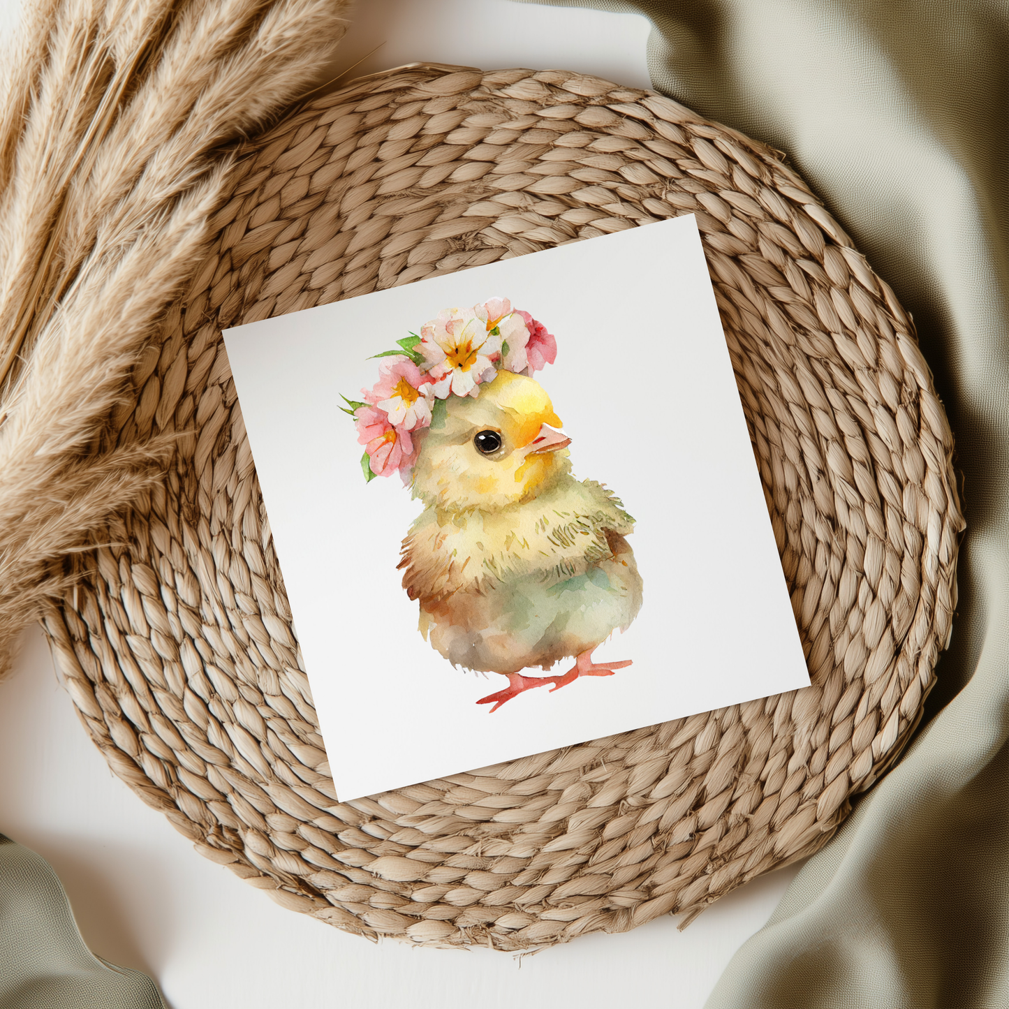 Floral Chick UVDTF Transfer