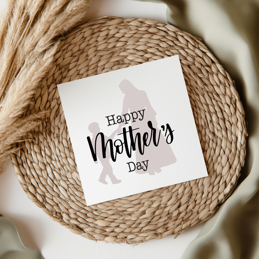 Happy Mothers Day Silhouette-6cm UVDTF decal