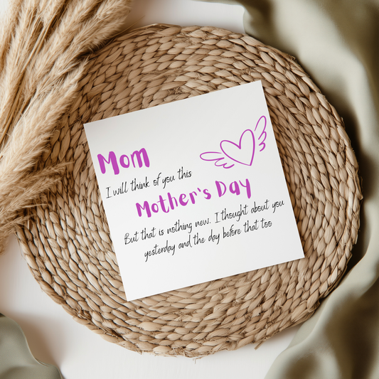 Mom - Mothers Day - Memorial-6cm UVDTF decal