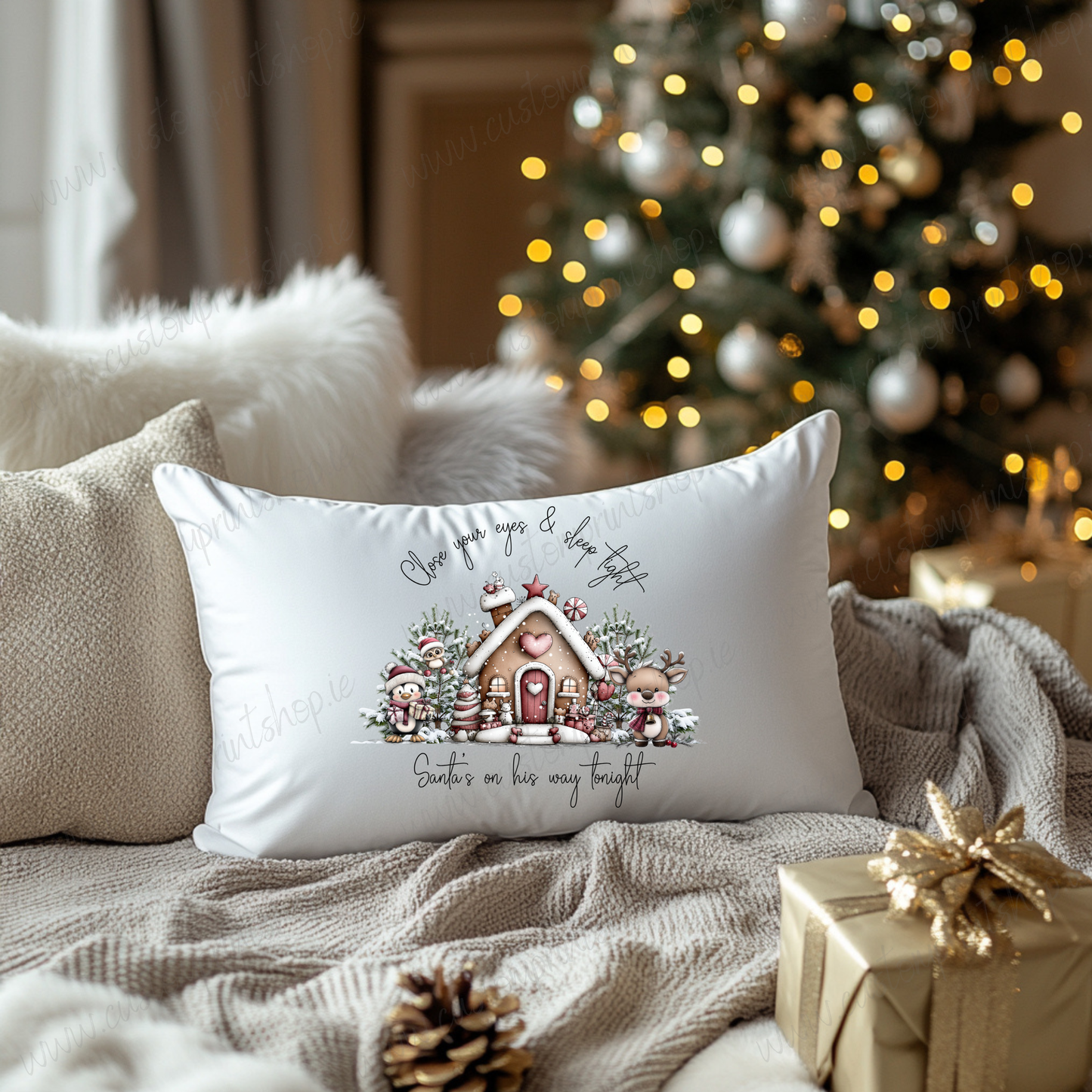 DIGITAL FILE - Sleep Tight Christmas Designs for Pillows, Pyjamas 17 Versions